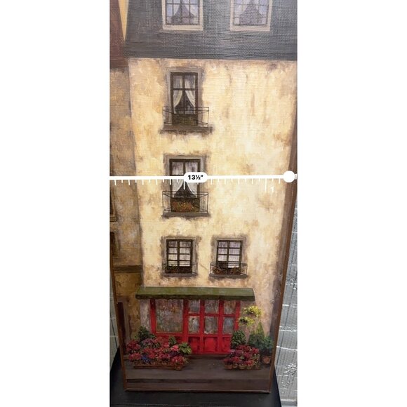 Montserrat Masdeu Flowers on the Boulevard II & III Buildings - 36" x 13.5" - Wo - Picture 3 of 10